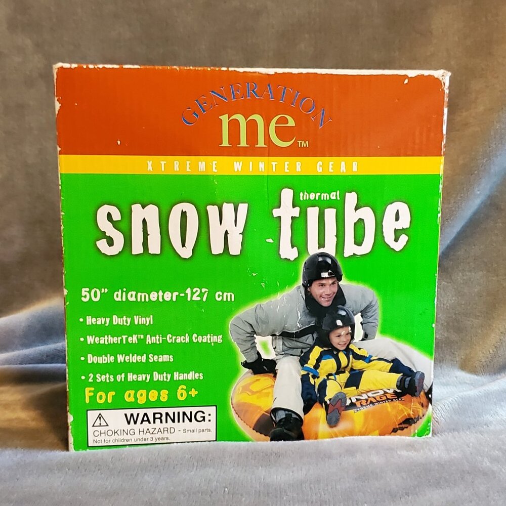 Generation me 50" Thermal Snow Tube with Handles Heavy Duty Anti Crack NEW